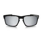 Image of Oakley Sliver Men's Sunglasses - Polished Black Frames/Chrome Iridium Vented Len