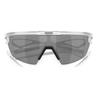 Image of Oakley Sphaera Photochromic Sunglasses - Matte Clear Frame / Clear to Black Iridium Photochromic Lens