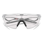 Image of Oakley Sphaera Photochromic Sunglasses - Matte Clear Frame / Clear to Black Iridium Photochromic Lens