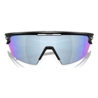Image of Oakley Sphaera Polarized Sunglasses - Matte Black Frame / Prizm Deep Water Polarized Lens
