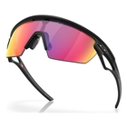 Image of Oakley Sphaera Sunglasses - Matte Black Frame / Prizm Road Lens