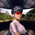 Image of Oakley Sphaera Sunglasses - Matte Grey Smoke Frame / Prizm Trail Torch Lens