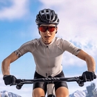 Image of Oakley Sphaera Sunglasses - Matte Grey Smoke Frame / Prizm Trail Torch Lens