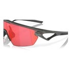 Image of Oakley Sphaera Sunglasses - Matte Grey Smoke Frame / Prizm Trail Torch Lens