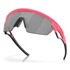 Image of Oakley Sphaera Sunglasses - Matte Neon Pink Frame / Prizm Black Lens