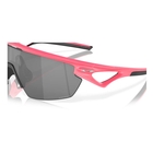 Image of Oakley Sphaera Sunglasses - Matte Neon Pink Frame / Prizm Black Lens