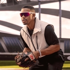Image of Oakley Sphaera Sunglasses - Matte White Frame / Prizm Field Lens