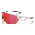 Image of Oakley Sphaera Sunglasses - Matte White Frame / Prizm Field Lens