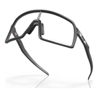 Image of Oakley Sutro Sunglasses - Matte Carbon Frame/Clear to Black Iridium Photochromic Lens