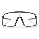 Image of Oakley Sutro Sunglasses - Matte Carbon Frame/Clear to Black Iridium Photochromic Lens