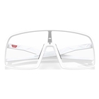Image of Oakley Sutro Sunglasses - Matte White Frame/Clear to Black Iridium Photochromic Lens