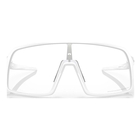 Image of Oakley Sutro Sunglasses - Matte White Frame/Clear to Black Iridium Photochromic Lens