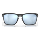 Image of Oakley Sylas Prizm Polarized Sunglasses - Matte Black Frame / Prizm Deep Water Polarized Lens
