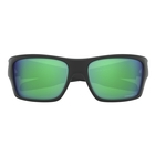Image of Oakley Turbine Prizm Polarized Sunglasses - Oakley Turbine Sunglasses - Matte Black/Prizm Jade Polarized Lens