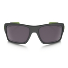 Image of Oakley Turbine Prizm Daily Polarized Tour De France Sunglasses - Matte Dark Grey Frame/Prizm Daily Polarized Lens