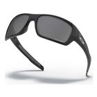 Image of Oakley Turbine Prizm Polarized Sunglasses - Polished Black Frame/Prizm Black Polarized Lens