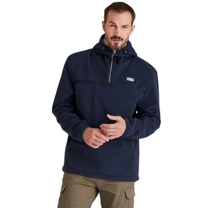 Image of Ridgeline Kodiak Smock Fleece - Navy