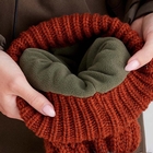 Image of Ridgeline Nordic Fleck Bobble Hat - Russet