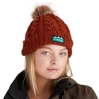Image of Ridgeline Nordic Fleck Bobble Hat - Russet
