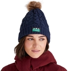 Image of Ridgeline Nordic Fleck Bobble Hat - Navy