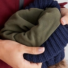 Image of Ridgeline Nordic Fleck Bobble Hat - Navy