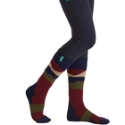 Image of Ridgeline Merino Wool Socks - Full Length - Navy Stripes