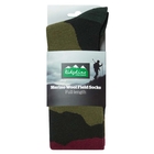 Image of Ridgeline Merino Wool Socks - Full Length - Berry Stripes