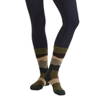 Image of Ridgeline Merino Wool Socks - Mid Length - Olive Stripes