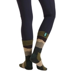 Image of Ridgeline Merino Wool Socks - Mid Length - Olive Stripes