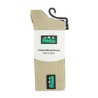 Image of Ridgeline Cotton Light Work Socks - Mid Length - Olive Multi