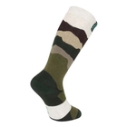 Image of Ridgeline Merino Wool Socks - Full Length - Olive Stripes