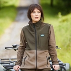 Image of Ridgeline Women's Hybrid Jacket - Olive/Black