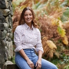 Image of Ridgeline Women's Sedgebrook Shirt - Russet/Roasted Cashew