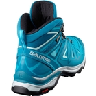 Image of Salomon X Ultra Mid 3 GTX Walking Boots (Women's) - Deep Lagoon/Enamel Blue/Eggshell Blue