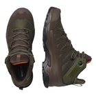 Image of Salomon X Ultra Tracker GTX Walking Boots (Men's) - Ranger Green/Earth Brown/Shocking Orange