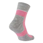 Image of SealSkinz Morston Solo QuickDry Ankle Length Socks - Light Pink/Light Grey Marl/Cream
