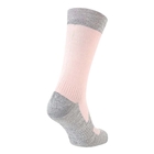 Image of SealSkinz Raynham WP All Weather Mid Length Sock - Pink/Grey Marl