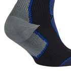 Image of SealSkinz Mid Weight Knee Length Socks - Black / Grey