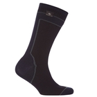 Image of SealSkinz Mid Weight Mid Length Socks with Hydrostop - Black