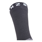 Image of SealSkinz Waterproof Warm Weather Soft Touch Mid Length Socks - Black/Grey/White