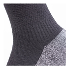 Image of SealSkinz Waterproof Warm Weather Soft Touch Mid Length Socks - Black/Grey/White