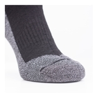 Image of SealSkinz Waterproof Warm Weather Soft Touch Mid Length Socks - Black/Grey/White