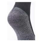 Image of SealSkinz Waterproof Warm Weather Soft Touch Mid Length Socks - Black/Grey/White
