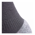 Image of SealSkinz Waterproof Warm Weather Soft Touch Mid Length Socks - Black/Grey/White