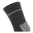 Image of SealSkinz Solo Quick Dry Ankle Length Single Layer Socks - Black/Grey