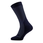Image of SealSkinz WP Extreme Cold Weather Mid Length Socks - Black/Grey/White