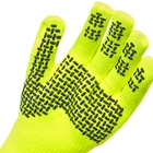 Image of SealSkinz Waterproof All Weather Ultra Grip Knitted Gloves - Hi Viz Yellow