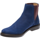 Image of Sebago Turner Chelsea WP Casual Boots (Men's) - Navy Nubuck / Burgundy Gore
