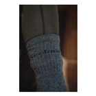 Image of Seeland Field Heavy Merino Socks - Grey Melange/Black