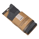 Image of Seeland Field Heavy Merino Socks - Grey Melange/Black